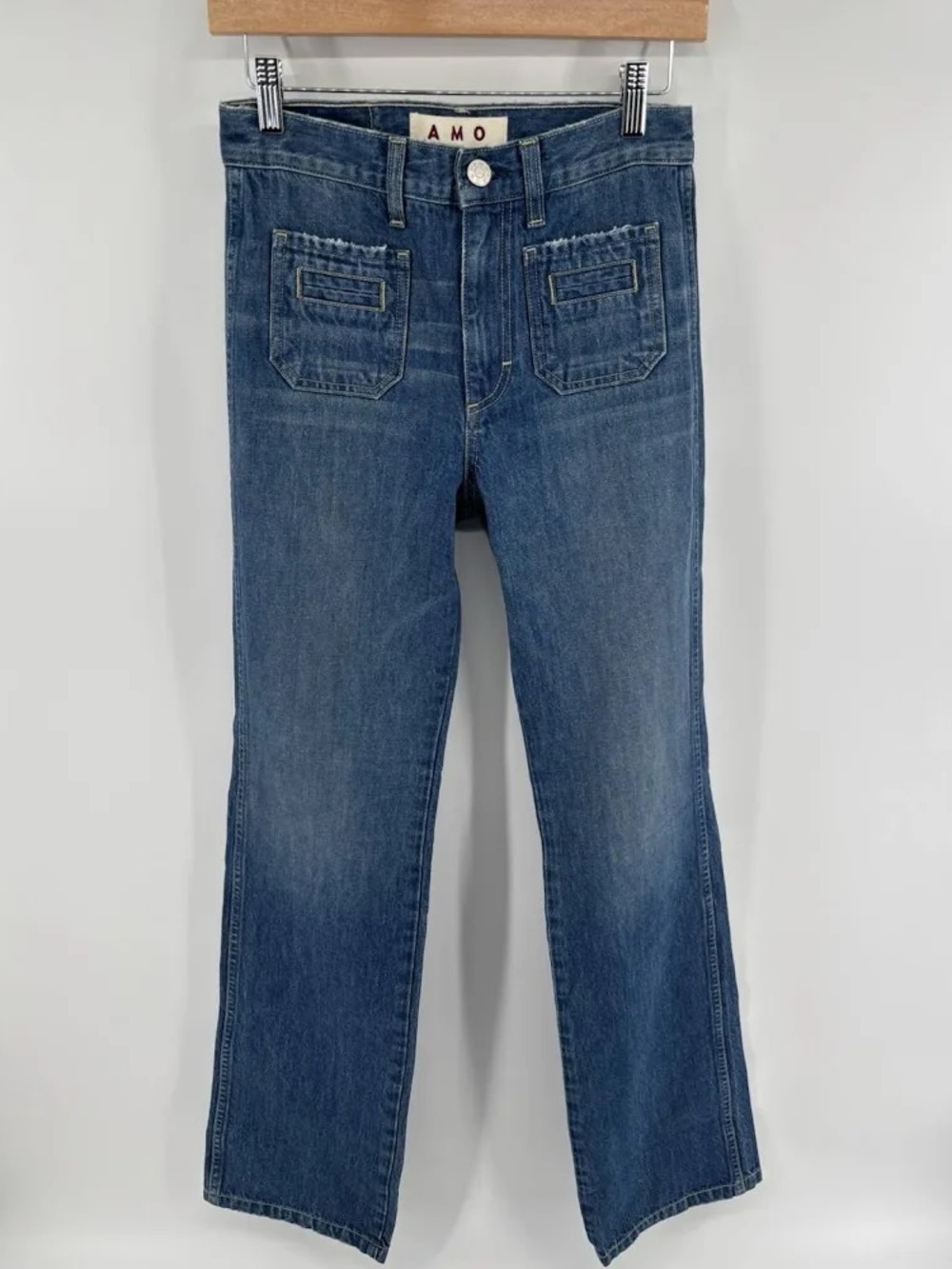 AMO Samerra Jeans Sz 27 High Rise Straight USA
Made MSRP $310